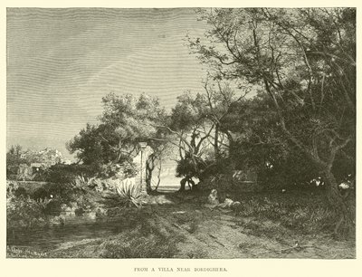 Egy Bordighera melletti villából alkotó: English School