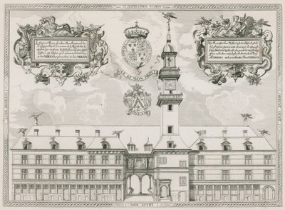 A londoni Royal Exchange homlokzata alkotó: English School