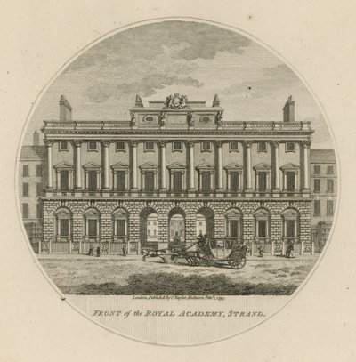 A Királyi Akadémia előtt, Strandben alkotó: English School