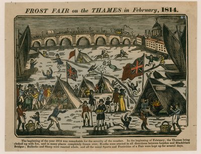 Fagyvásár a Temzén, 1814 alkotó: English School