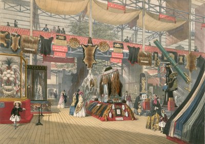 Szőrme és szőr rész az 1851-es nagy kiállításon alkotó: English School