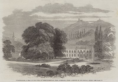 Furstenlager, Hesse-Darmstadt hercegének székhelye, Auerbach közelében (metszet) alkotó: English School