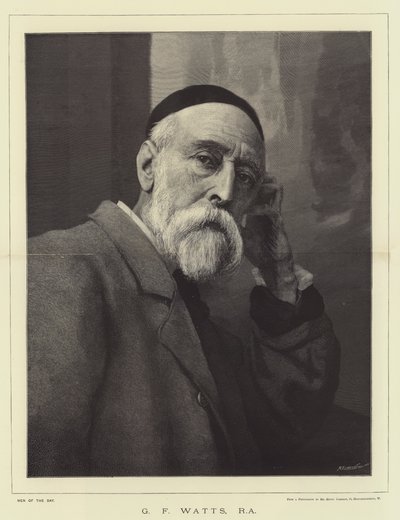 G F Watt, RA (gravírozás) alkotó: English School