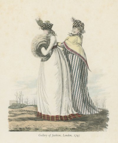 Divatgaléria, London, 1797 alkotó: English School