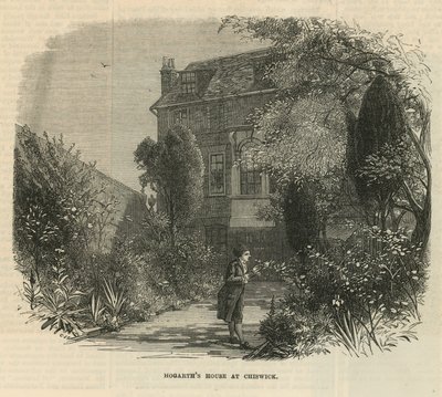 Kert William Hogarth házánál alkotó: English School