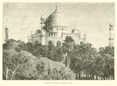 A Taj Mahal kertjei, Agra alkotó: English School