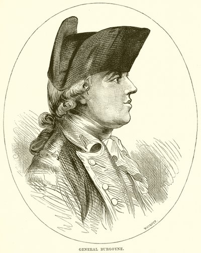Burgoyne tábornok alkotó: English School