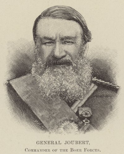 Joubert tábornok, a búr erők parancsnoka (metszet) alkotó: English School