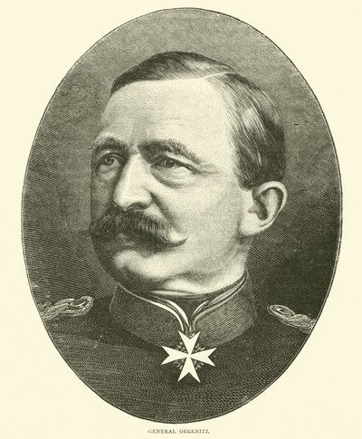 Obernitz tábornok, 1870. október alkotó: English School