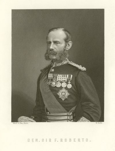 Sir F Roberts tábornok alkotó: English School