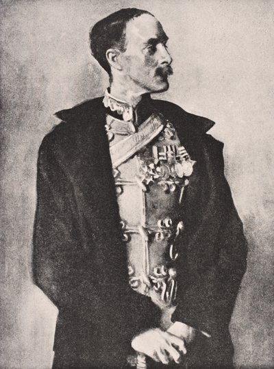 Sir Ian Standish Monteith Hamilton tábornok, az 1916-ban Londonban megjelent „The War Illustrated Album deLuxe” c. alkotó: English School