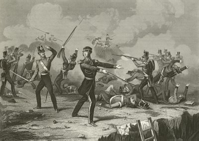 Windham tábornok a Redanban, 1855. szeptember 8 alkotó: English School