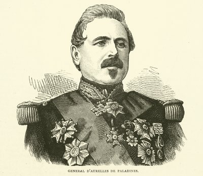 dAurelles de Paladines tábornok, 1870. december alkotó: English School