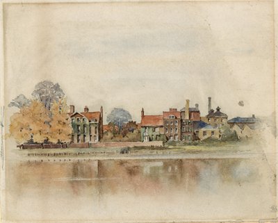 A Chiswick Mall általános képe (wc papíron) alkotó: English School