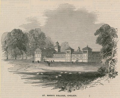 A St Marks College általános képe alkotó: English School