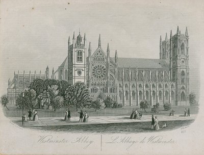 A Westminster Abbey általános képe alkotó: English School