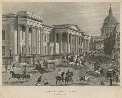 A főposta általános képe alkotó: English School