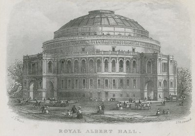 A Royal Albert Hall általános képe alkotó: English School