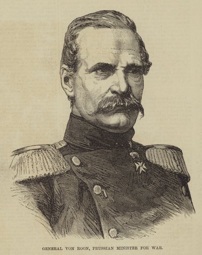 Von Roon tábornok, porosz hadügyminiszter (metszet) alkotó: English School