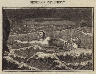 Nagyvonalú Intrepidity (metszet) alkotó: English School