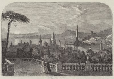 Genova (metszet) alkotó: English School