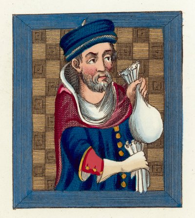 Geoffry De Lucy (színes metszet) alkotó: English School