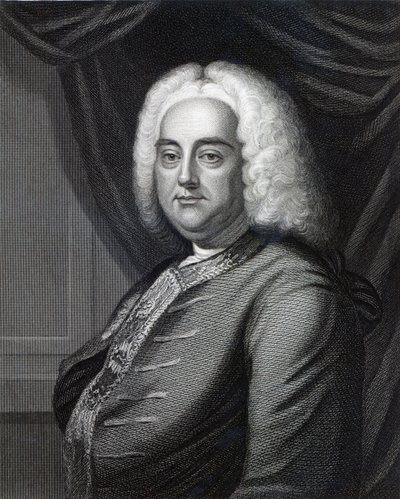 George Frideric Händel, Thomson metszete (lásd még: 377120) alkotó: English School