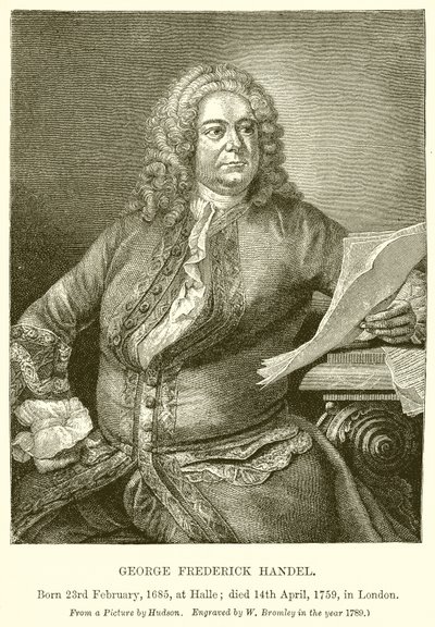 George Frederick Händel alkotó: English School