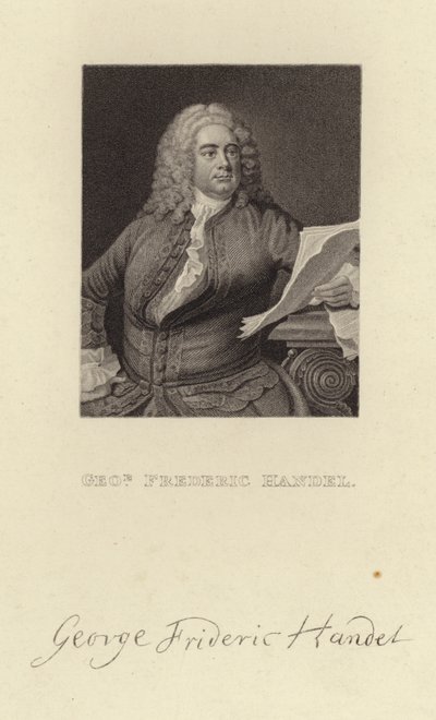 George Frederick Händel alkotó: English School