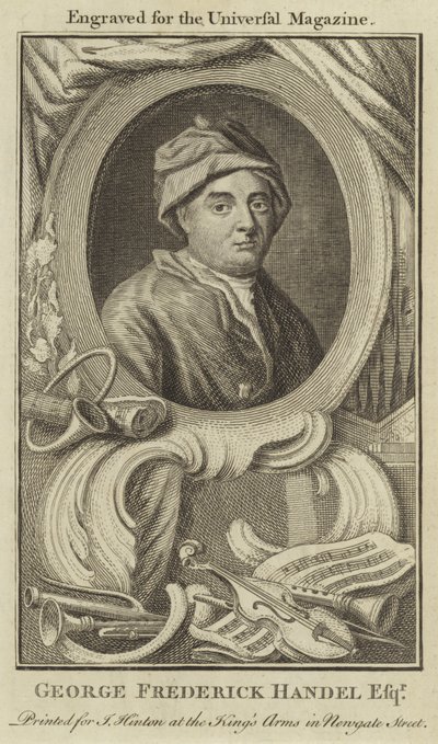 George Frederick Handel Esquire alkotó: English School
