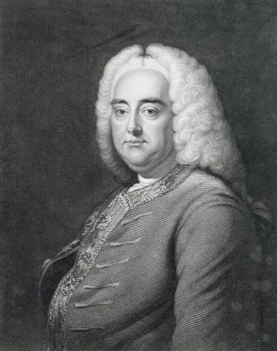 George Frideric Händel alkotó: English School