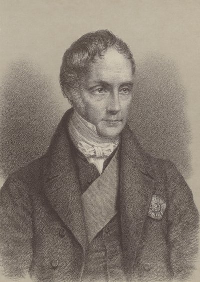 George Hamilton Gordon, Aberdeen 4. grófja, brit miniszterelnök 1852-1855 (litho) alkotó: English School