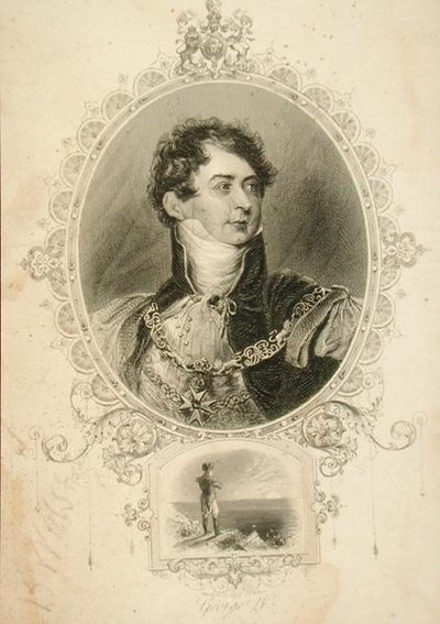 IV. György (1762-1830) Nagy-Britannia, Írország és Hannover királya (metszet) alkotó: English School