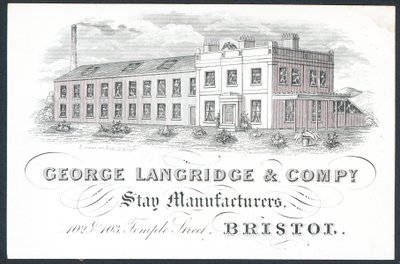 George Langridge & Company, szállásgyártók, kereskedelmi kártya alkotó: English School