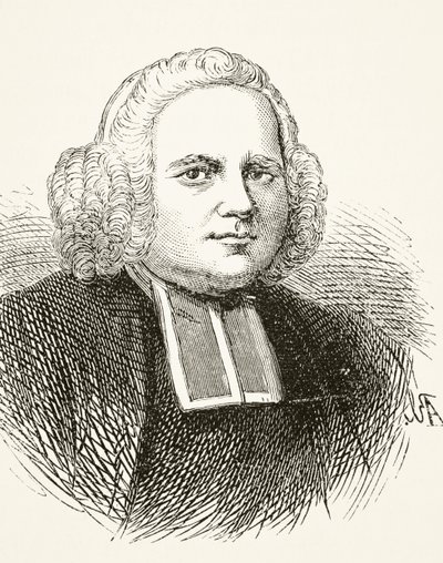 George Whitefield, William Hickman Smith Aubrey (1858-1916) „Anglia nemzeti és hazai története” című művéből, London, 1890 körül. alkotó: English School