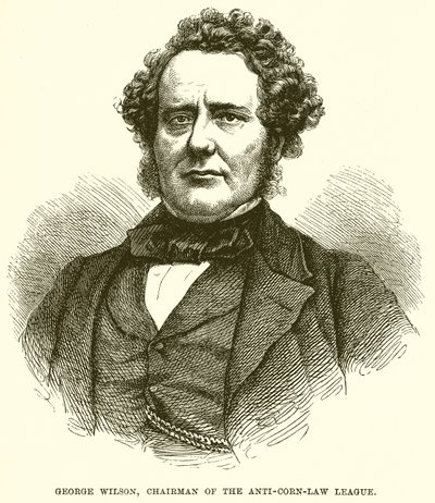 George Wilson, a Kukoricatörvény-ellenes Liga elnöke alkotó: English School