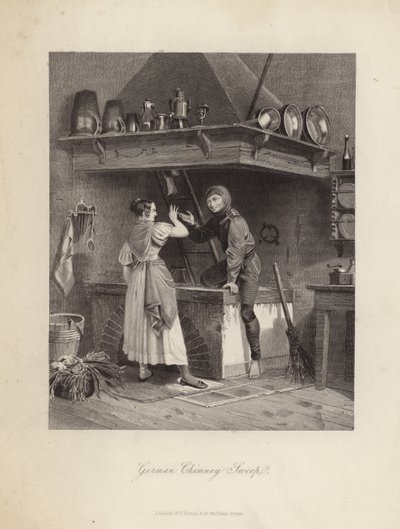 Német kéményseprő (litográfia) alkotó: English School