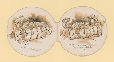 Geister - Affen und Eule von English School