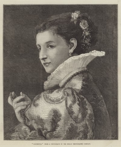 Giacometta (metszet) alkotó: English School