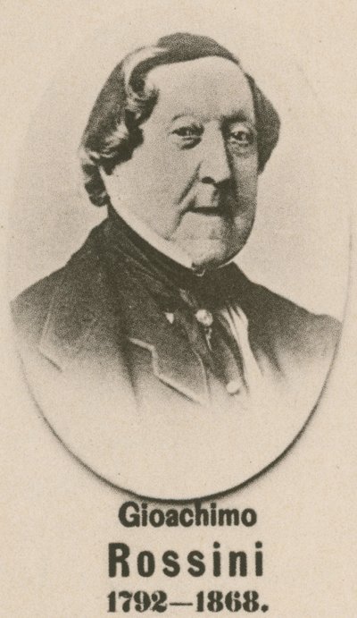 Gioachimo Rossini (mélynyomás) alkotó: English School