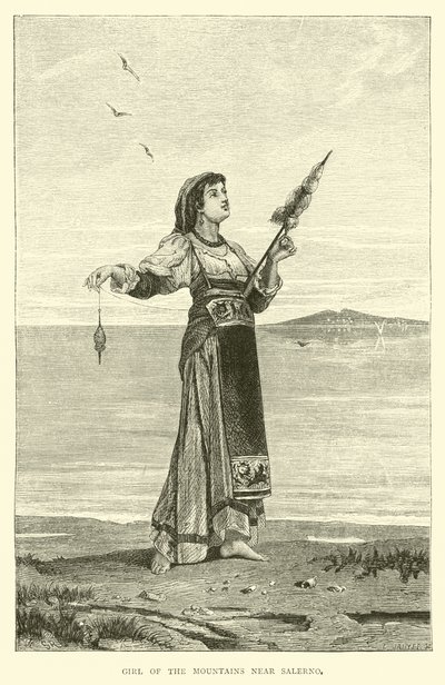 A hegyek lánya Salerno közelében alkotó: English School