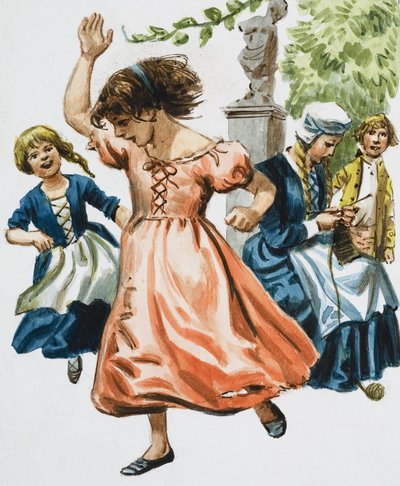 Lányok táncolnak alkotó: English School