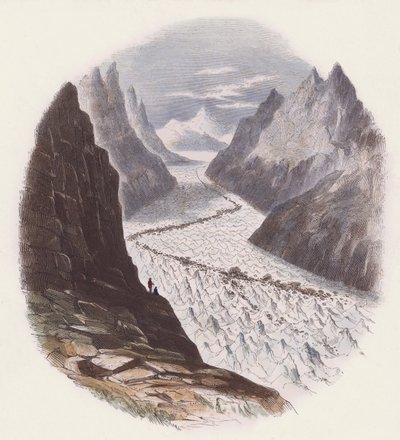 Gleccserek (színes metszet) alkotó: English School