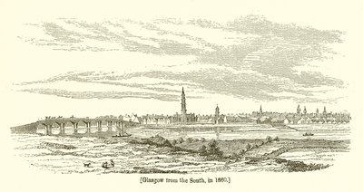 Glasgow délről, 1660-ban alkotó: English School