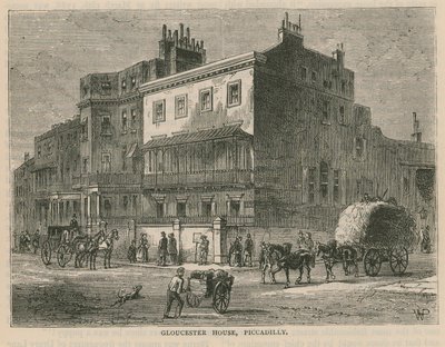 Gloucester House, Piccadilly, London alkotó: English School