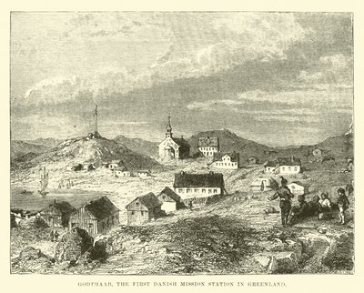 Godthaab, az első dán missziós állomás Grönlandon alkotó: English School