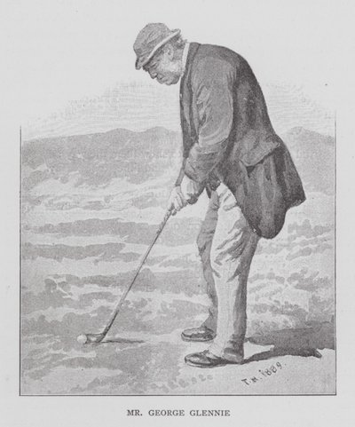 Golf: Mr George Glennie (litográfia) alkotó: English School