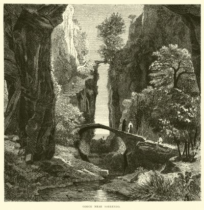 Szurdok Sorrento mellett alkotó: English School