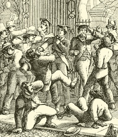 Ruhások kontra városiak alkotó: English School