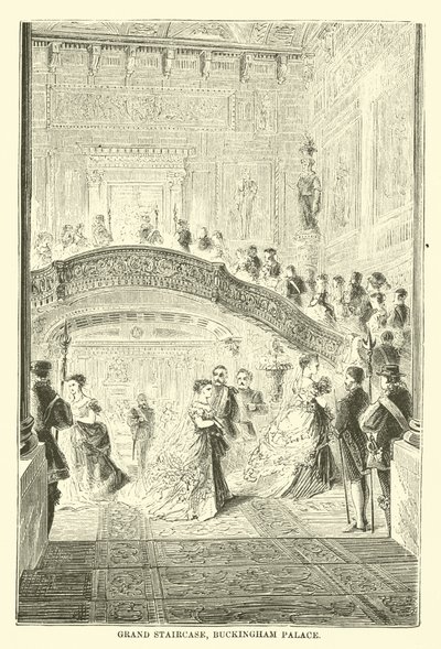 Grand Staircase, Buckingham-palota alkotó: English School